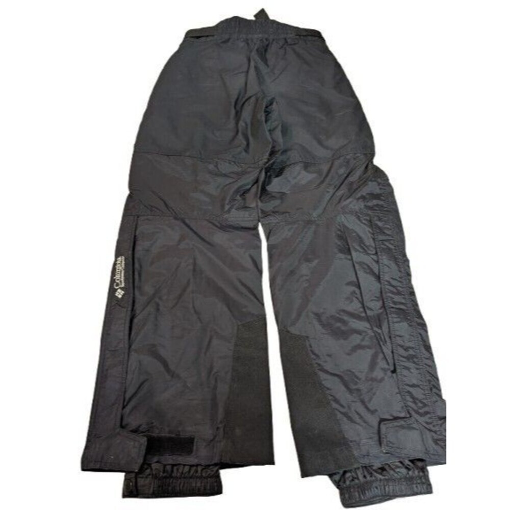 Columbia Men’s M Black Ski Snow Pants Insulated Winter Boarding Belted Mesh Line - Picture 2 of 16